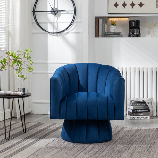 Willa Arlo Interiors Murrow Upholstered Swivel Barrel Chair & Reviews